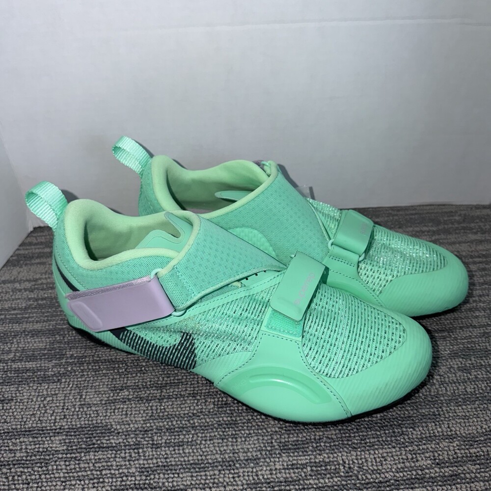 Nike SuperRep Cycle Green Glow Women's Size 10 Indoor Cycling Shoes CJ0775-305